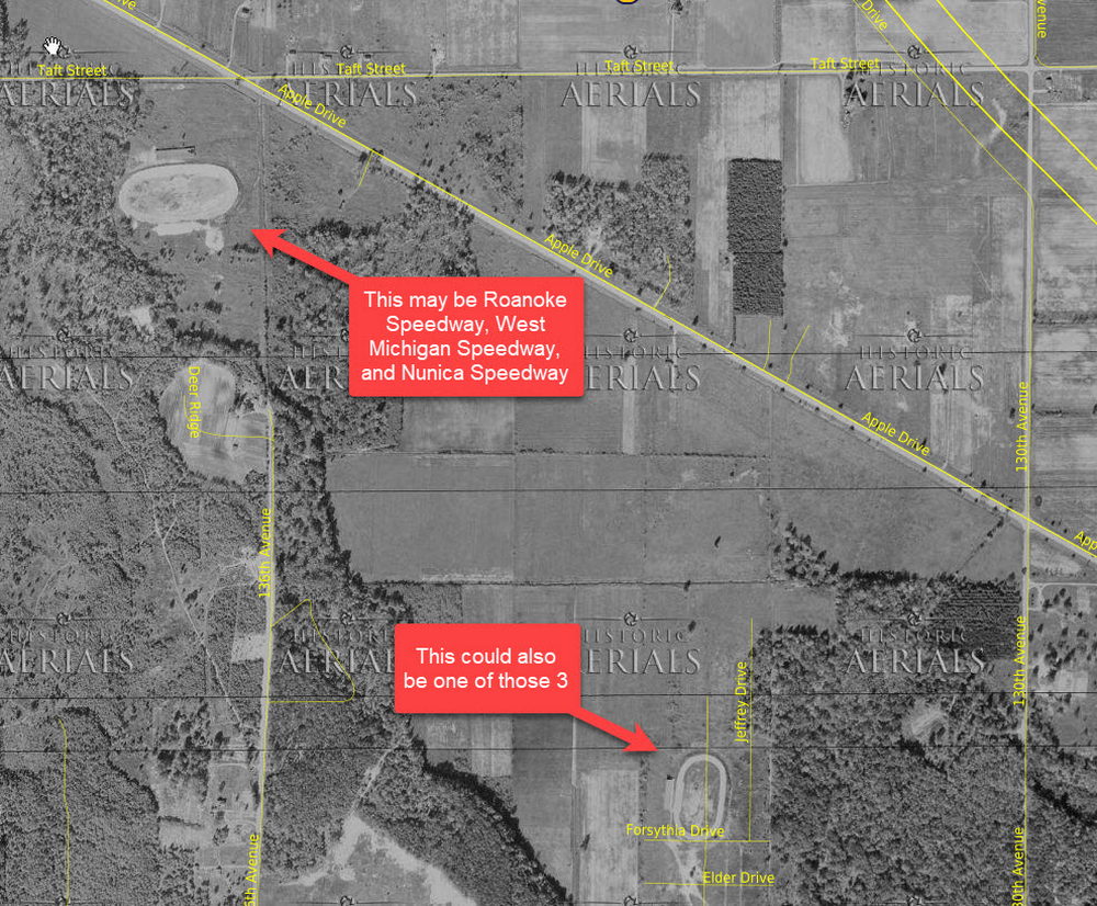 Roanoke Speedway - 1955 2 Tracks (newer photo)